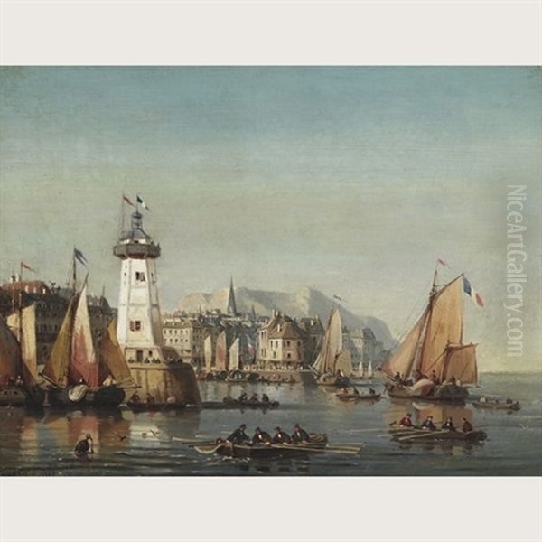 A Busy Harbour - view 1