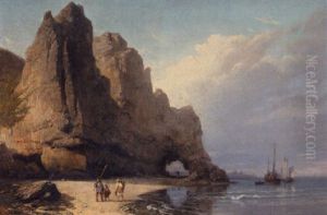 La Roche Percee by Charles Euphrasie Kuwasseg