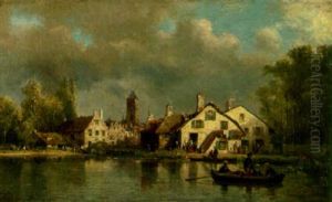 A Town Along A River