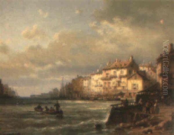 A Rowing Boat In A Port - view 1