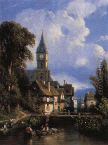 A Village Scene - view 1
