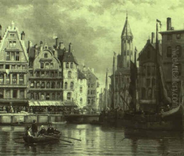 Ansicht Einer Hafenstadt In Belgien - view 1