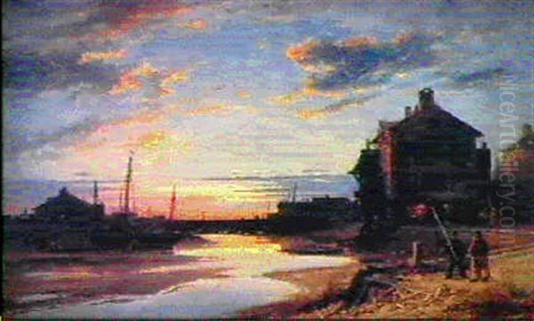 Chenal Au Coucher Du Soleil - view 1