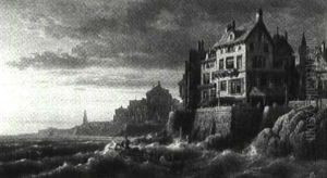 Port En Bretagne by Charles Euphrasie Kuwasseg