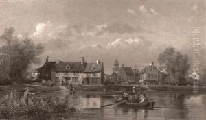 Village Along A River