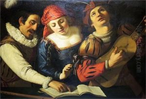 Allegorie Der Musik by Gysbrecht Van Der Kuyl