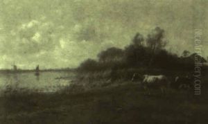 Cattle Watering by Cornelis Kuypers