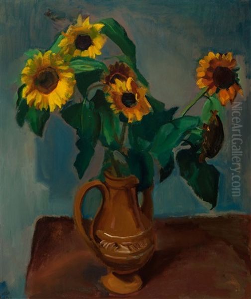 Still Life With Sunflowers - view 1