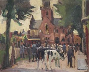 The Cattle Market, Alkmaar by Harrie Kuyten