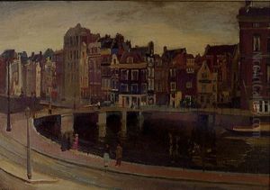 The Rokin Seen From Arti Et Amicitiae by Harrie Kuyten