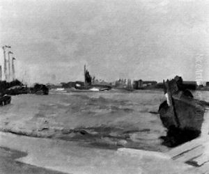 The Harbour Of Arbemuiden by Harrie Kuyten