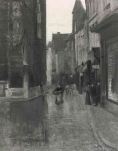Straatje Te Parijs by Harrie Kuyten