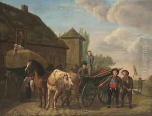 Return Of The Haymakers by Martinus Antonius Kuytenbrouwer the Elder