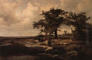 Persecution Of The Huguenots by Martinus Antonius Kuytenbrouwer the Elder