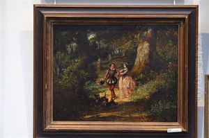 Galanterie by Martinus Antonius Kuytenbrouwer the Younger