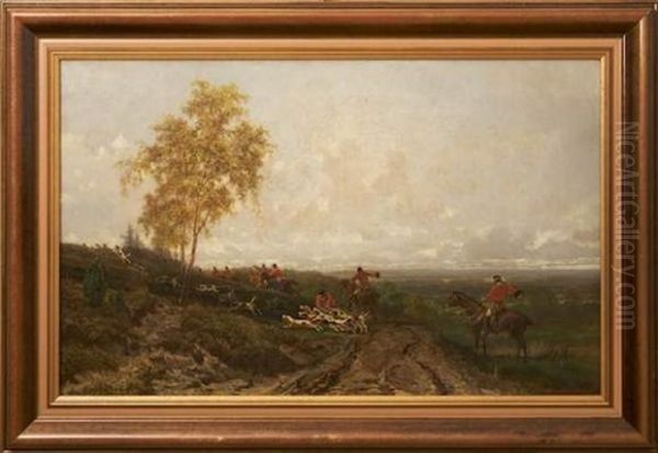 Scene De Chasse A Cour - view 1