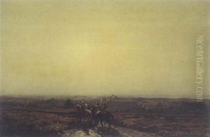 Soldiers With A Rising Sun by Martinus Antonius Kuytenbrouwer the Younger