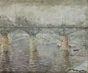 Pont Des Arts In Paris by Konstantin Kuznetsov