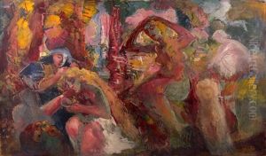 Le Bain Des Nymphes by Konstantin Kuznetsov