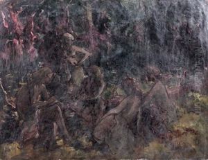 La Lecture Dans Le Parc by Konstantin Kuznetsov
