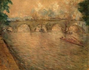 Bridge Over The Seine by Konstantin Kuznetsov
