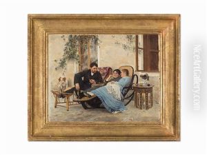 After The Lunch by Nikolai Dmitrievich Kuznetsov