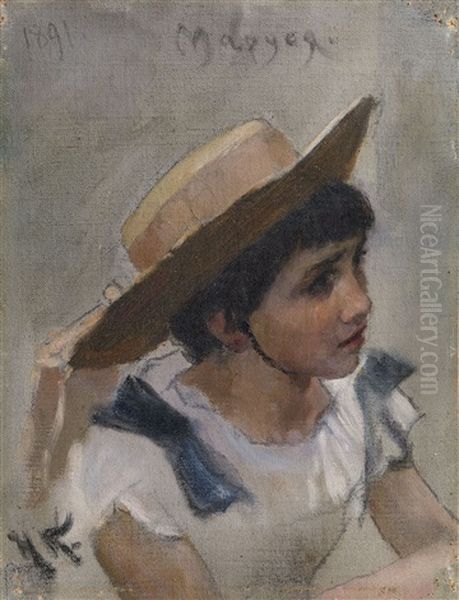 Portrait Of Misha And Portrait Of Marusya, Two Works - view 1