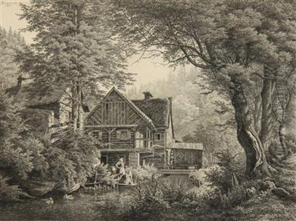 A Mill In The Forest - view 1