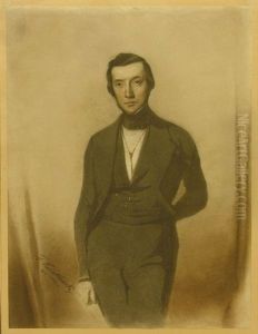 Portrait D'homme by Anton Teofil Kwiatkowski