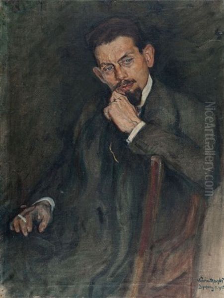Portret Mezczyzny Z Papierosem - view 1