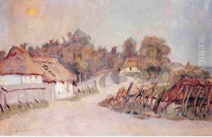 Pejzaz Wiejski by Ludwik Kwiatkowski