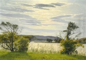 Landscape With A View From Rye Station by Vilhelm Kyhn