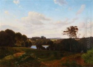 Hilly Landscape With Cows by Vilhelm Kyhn
