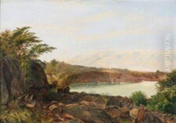 Lake View From Hammersoen On Bornholm - view 1