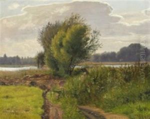 View From St. Jorgen's Lake Near Old Farimagsgade by Vilhelm Kyhn
