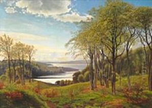 View From Hindsgavl Against Faeno And Further On Towards The Coast Of Jutland