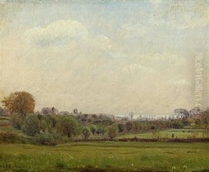 Landscape With Trees And View Of The Sea by Vilhelm Kyhn