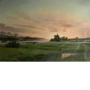 Landscape With Herder by Vilhelm Kyhn