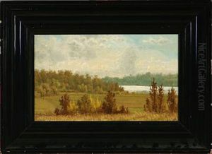 Efteraarslandskab Ved Silkeborg by Vilhelm Kyhn