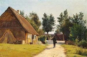Parti I Rorvig by Vilhelm Kyhn