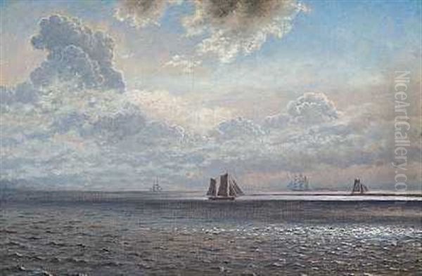 Marine Med Skibe Pa Havet - view 1