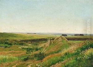 Dansk Sommerlandskab by Vilhelm Kyhn