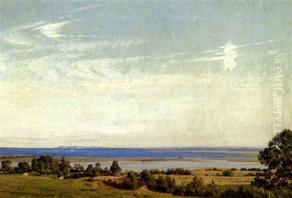 Udsigt Over En Fjord, Sommer - view 1