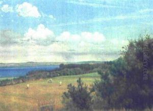 Ved Horsens Fjord, Bygevejr by Vilhelm Kyhn