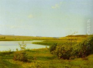 Dansk Sommerlandskab by Vilhelm Kyhn