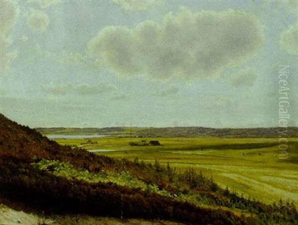 Landskab Ved Gl. Rye Og Udsigt Til Mos So - view 1