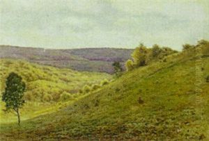 Kuperet Landskab by Vilhelm Kyhn