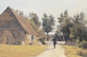 Parti I Rorvig by Vilhelm Kyhn