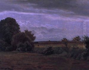 Sommerlandschaft In Bisholt Sommerlandschaft In Bisholt