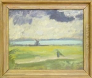 Kvarn Vid Havet by Carl Kylberg